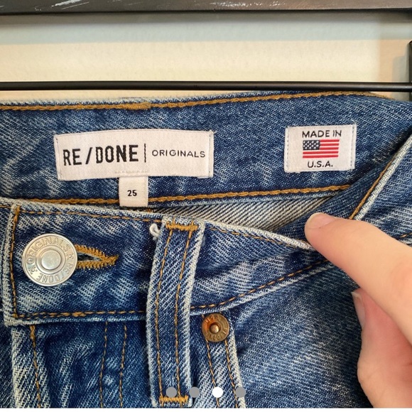 RE/DONE Levi’s High Break Flare Jeans - Picture 3 of 8